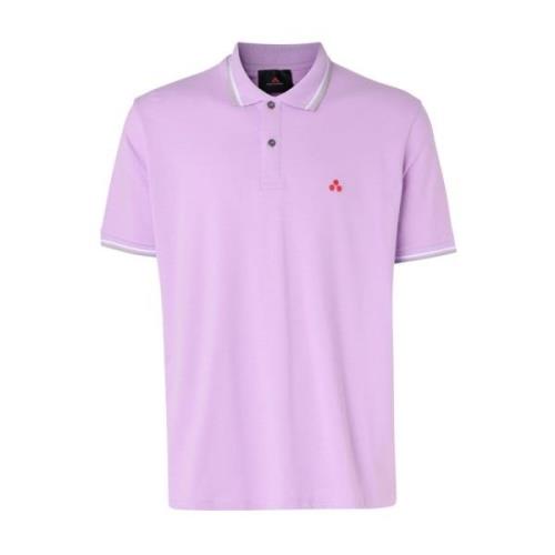 Lila Katoenen Poloshirt New Medinilla Peuterey , Purple , Heren