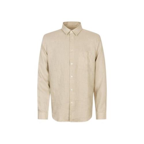 Moderne NF Shirt Samsøe Samsøe , Beige , Heren