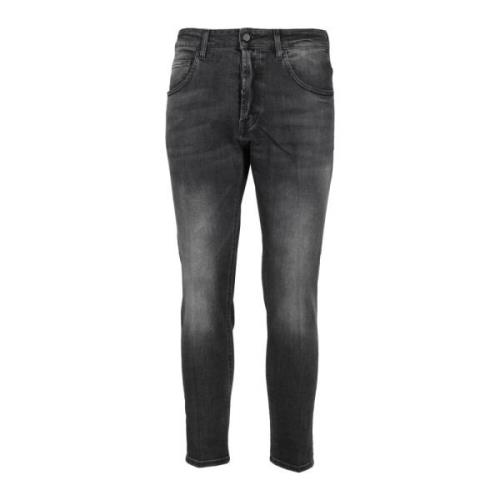 Vintage Denim Jeans Don The Fuller , Black , Heren