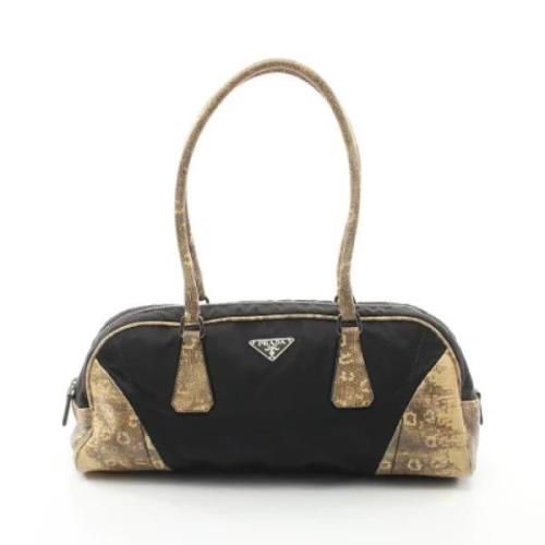 Pre-owned Leather prada-bags Prada Vintage , Black , Dames