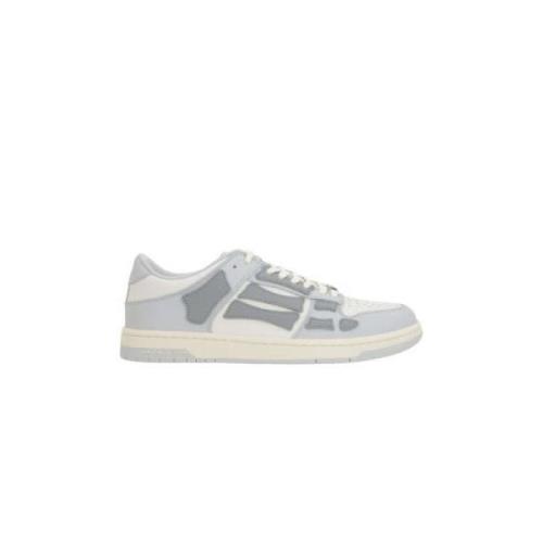 Grijze Low-Top Sneakers met Witte Details Amiri , Gray , Heren