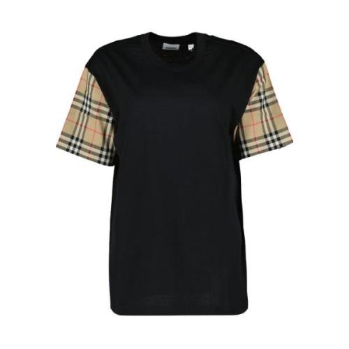 Carrick T-shirt Burberry , Black , Dames