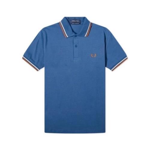 Original Twin Tipped Polo Blue Fred Perry , Blue , Heren