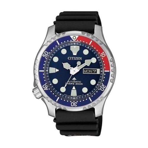 Blauw Automatisch Herenhorloge 20Atm Citizen , Gray , Heren