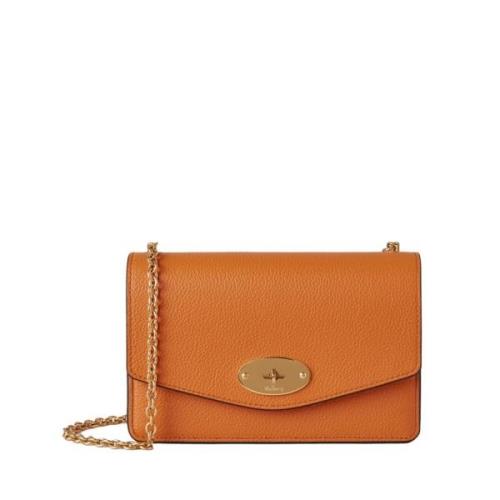 Kleine Darley Sunset Leren Crossbody Tas Mulberry , Orange , Dames