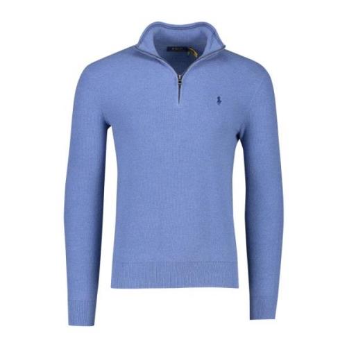 Blauwe Half Zip Sweater Ralph Lauren , Blue , Heren