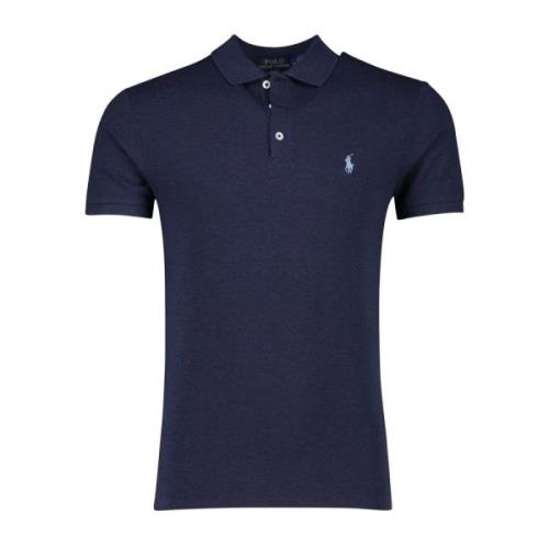 Donkerblauw Slim Fit Polo Shirt Ralph Lauren , Blue , Heren