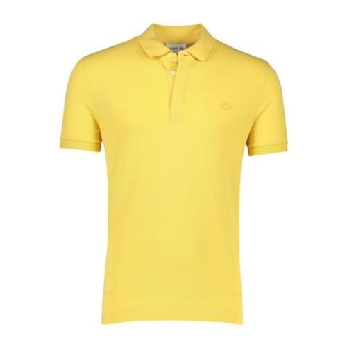 Gele poloshirt korte mouw Regular Fit Lacoste , Yellow , Heren