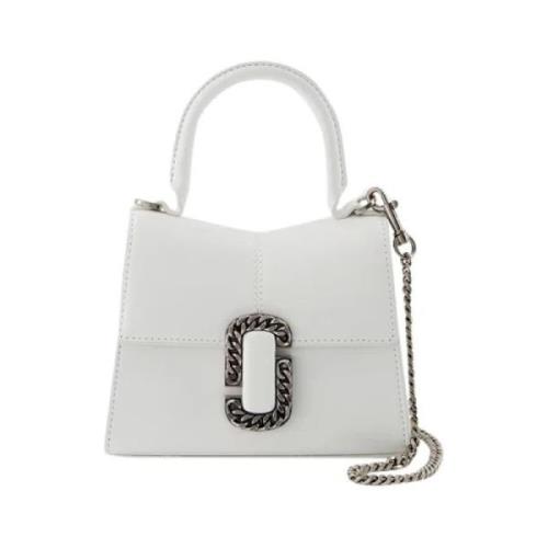 Leather handbags Marc Jacobs , White , Dames