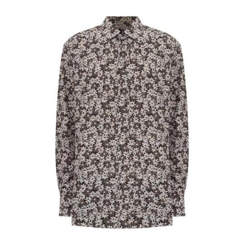 Groene Shirt Aw23 Lange Mouw Tom Ford , Multicolor , Heren