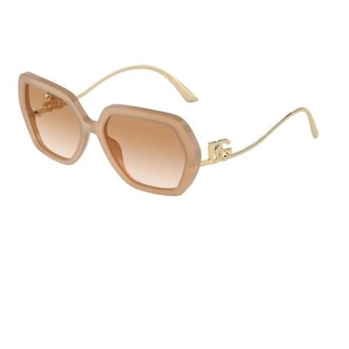 Moderne zonnebril model 4468B Dolce & Gabbana , Beige , Dames