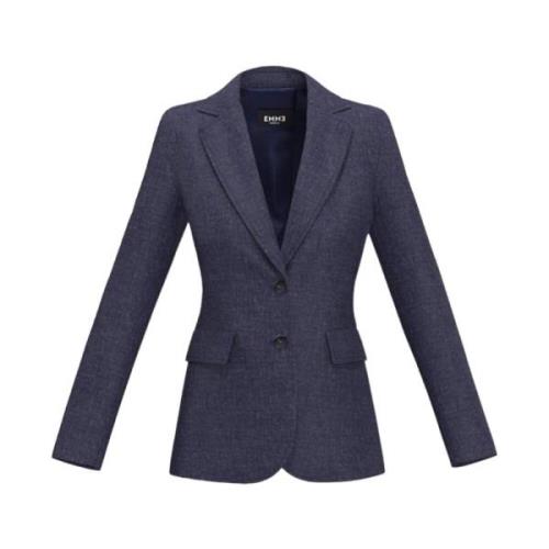 Blauwe Nacht Blazer Jas Marella , Blue , Dames