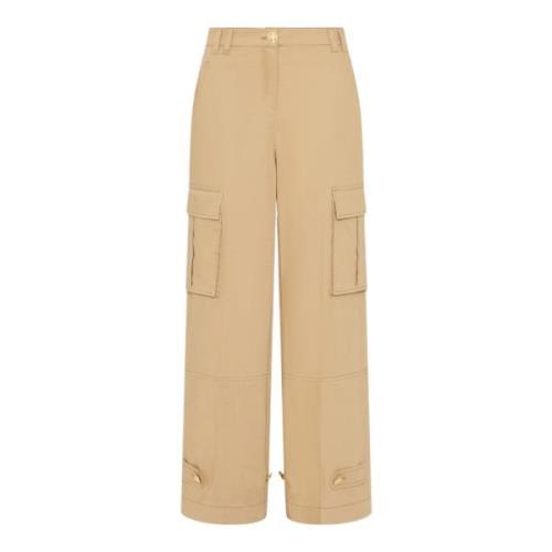 Cargo Wide Leg Broek Rata Marella , Beige , Dames