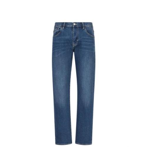 Denim Jeans met rits Multitasche Armani Exchange , Blue , Heren