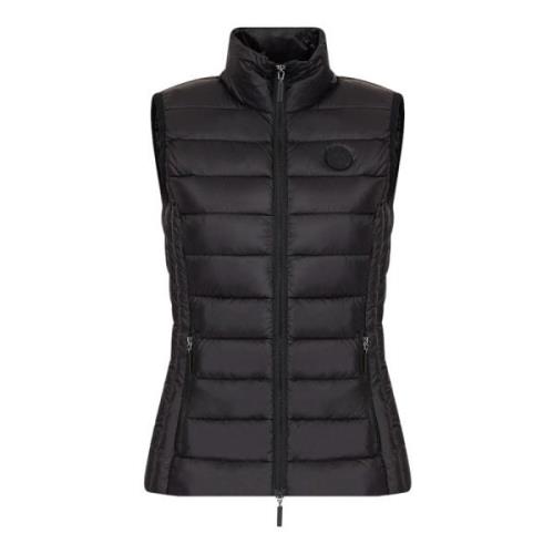 Zwarte mouwloze donsvest Armani Exchange , Black , Dames