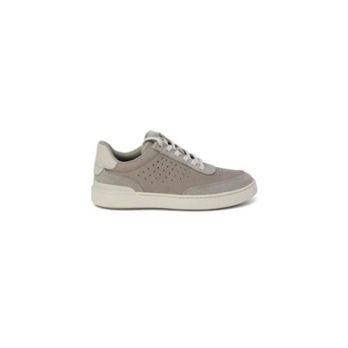 Grijze Leren Veterschoenen Vrouwen Clarks , Gray , Dames