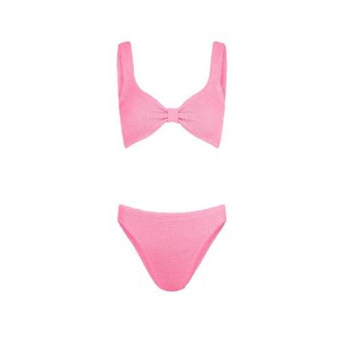 Retro Bonnie Bikini in Fuchsia Hunza G , Pink , Dames