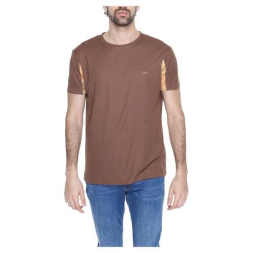 Bruine korte mouw T-shirt Alviero Martini 1a Classe , Brown , Heren