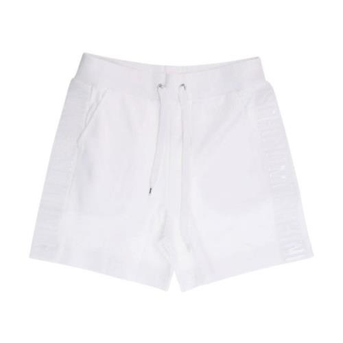 Witte Katoenen Regular Fit Shorts Moschino , White , Heren