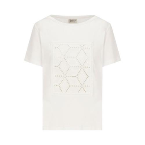 Casual T-shirt Luis Trenker , White , Dames