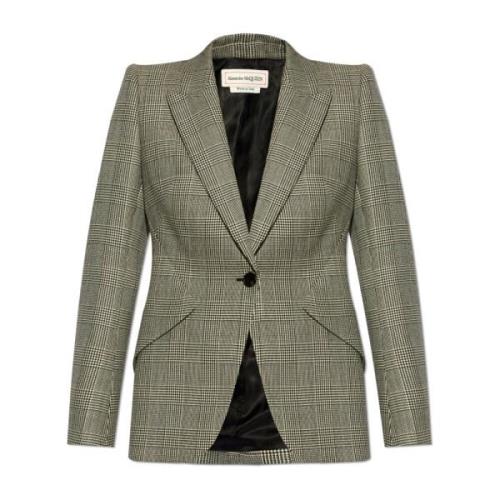 Wollen blazer Alexander McQueen , Gray , Dames