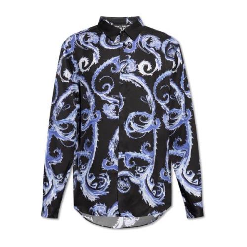 Gestreept overhemd Versace Jeans Couture , Multicolor , Heren