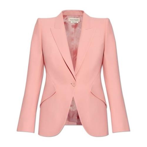 Blazer met zakken Alexander McQueen , Pink , Dames