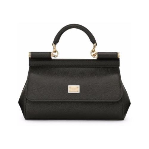 Zwarte tassen met gouden details Dolce & Gabbana , Black , Dames
