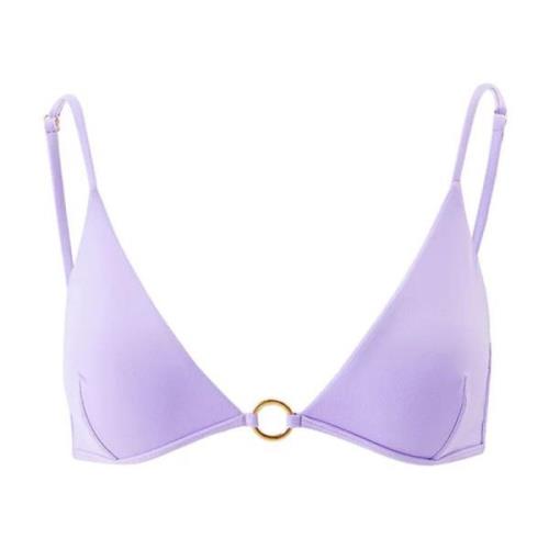 Lavendel Bikini Top met Gouden Trim Melissa Odabash , Purple , Dames