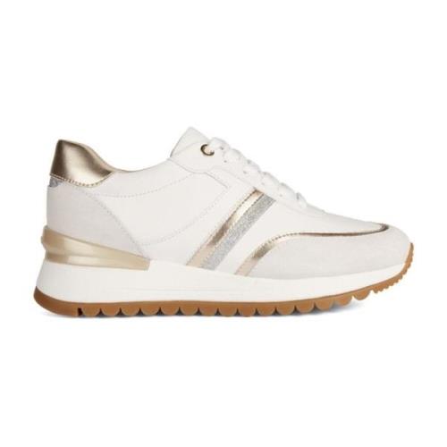 Witte Sneakers voor Vrouwen Geox , White , Dames