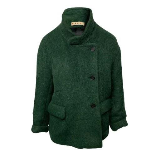 Pre-owned Wool outerwear Marni Pre-owned , Green , Dames