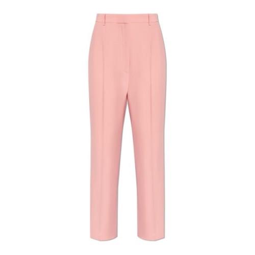 Geplooide broek Alexander McQueen , Pink , Dames