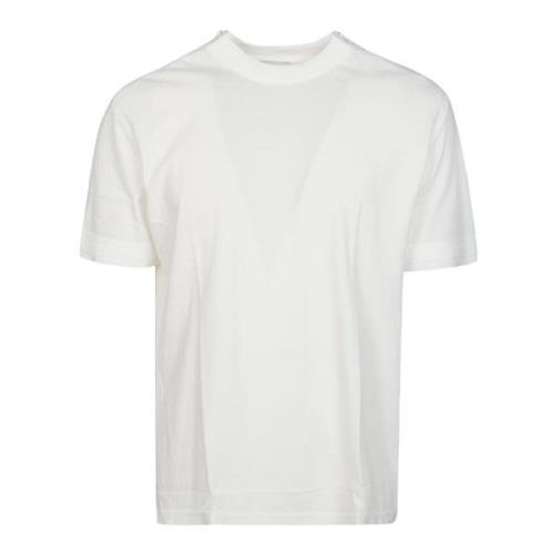 Dubbele Kraag T-Shirt Paolo Pecora , White , Heren