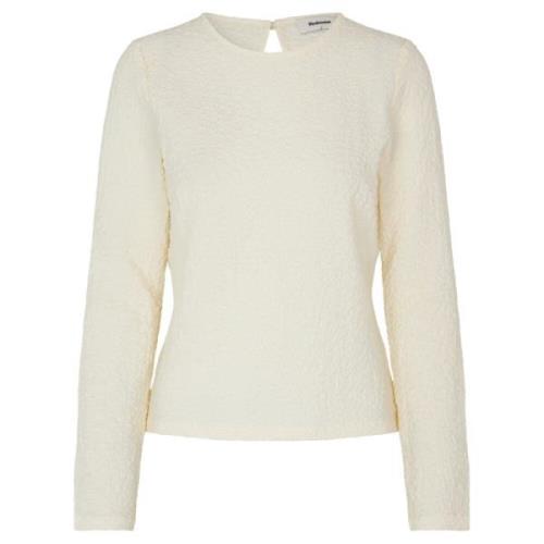 Vanilla Ice Gebreide Top Modström , Beige , Dames