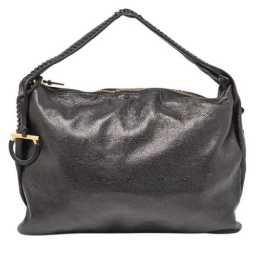 Pre-owned Leather handbags Salvatore Ferragamo Pre-owned , Black , Dam...