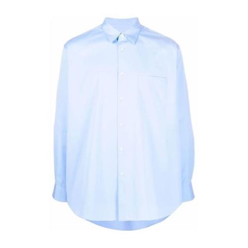 Stijlvol Herenoverhemd Comme des Garçons , Blue , Heren