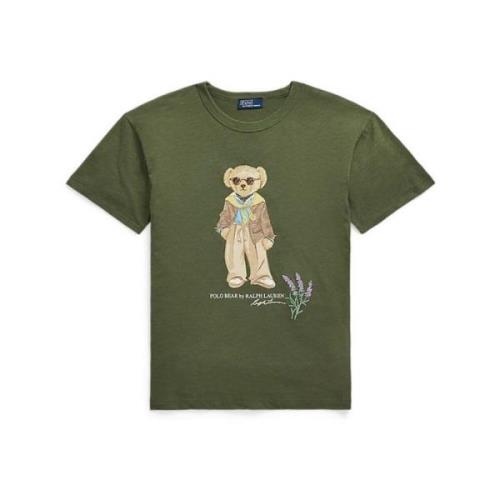 Stijlvol T-shirt voor mannen Ralph Lauren , Green , Dames