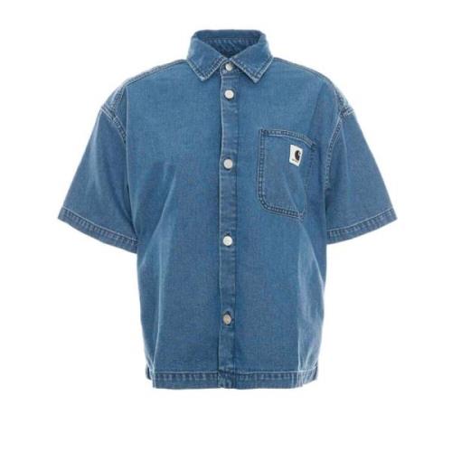 Denim Shirt Lovilia Carhartt Wip , Blue , Heren