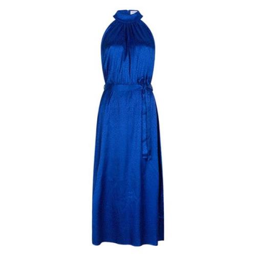 Elegante Maxi Jurk Hemelsblauw Lofty Manner , Blue , Dames