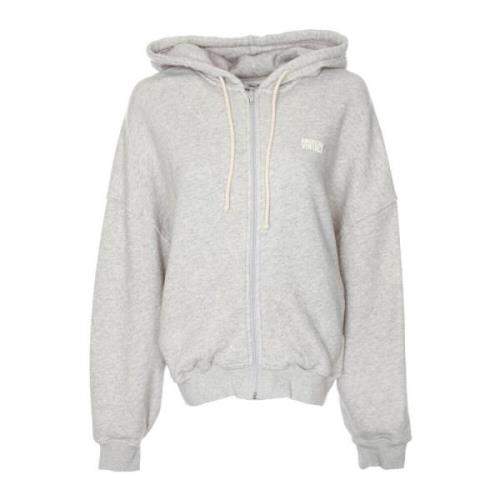 Hoodie met rits American Vintage , Gray , Dames