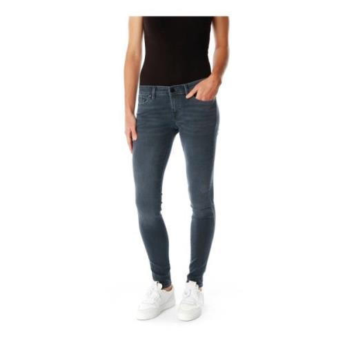 Skinny Jeans Denham , Gray , Dames
