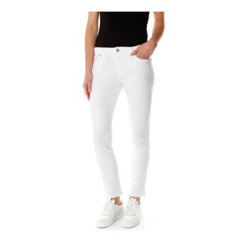 Smalle Enkel Jeans Adriano Goldschmied , White , Dames