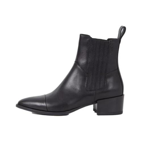 Western Stijl Leren Laarzen Vagabond Shoemakers , Black , Dames