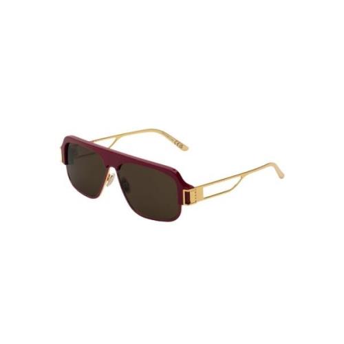 Burgundy Gold Zonnebril Marni , Pink , Unisex