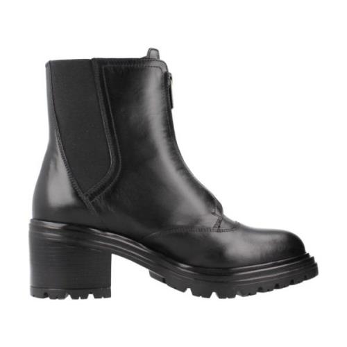 Stijlvolle Heeled Boots Geox , Black , Dames