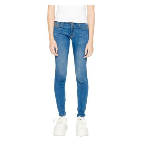 Blauwe Jeans met Zakken Replay , Blue , Dames