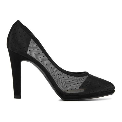 Zwarte Stoffen Pumps Peter Kaiser , Black , Dames