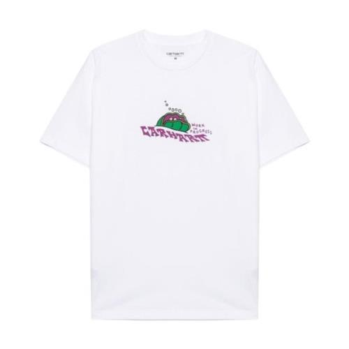 Stijlvolle Clam T-shirt Carhartt Wip , White , Heren