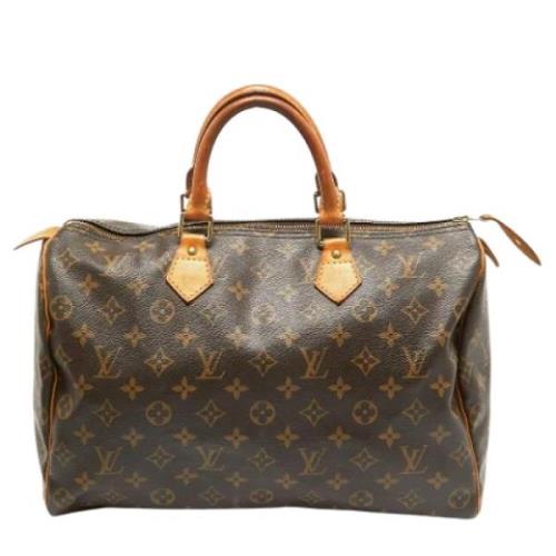 Pre-owned Canvas louis-vuitton-bags Louis Vuitton Vintage , Brown , Da...