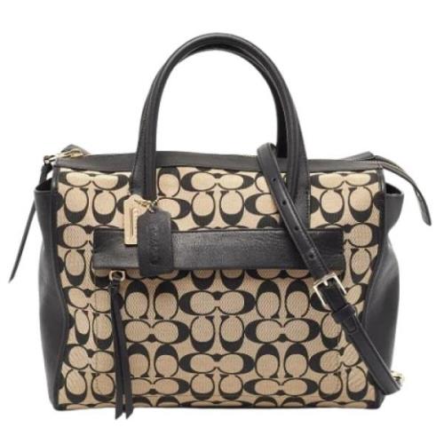 Pre-owned Canvas totes Coach Pre-owned , Multicolor , Dames